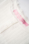 The Pointelle Set - Cloud White